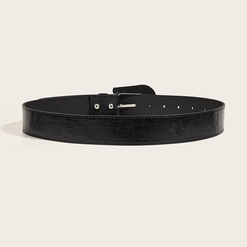 Whoelsale PU Butterfly Diamond Buckle Waistband
